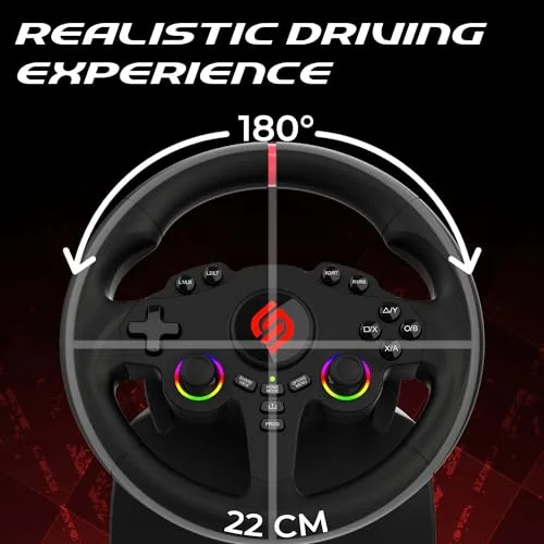 Volant gaming - SUBSONIC - Double joysticks LED - PS4 PC Switch Switch 2 Xbox One Xbox Series - vue 4