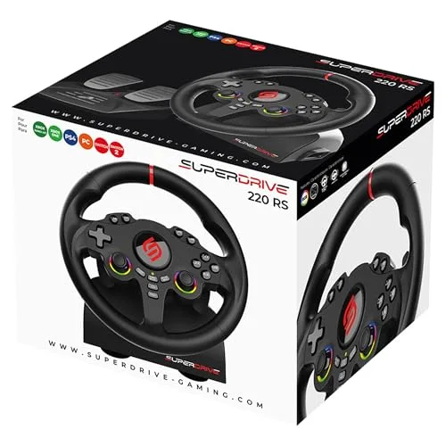 Volant gaming - SUBSONIC - Double joysticks LED - PS4 PC Switch Switch 2 Xbox One Xbox Series - vue 9