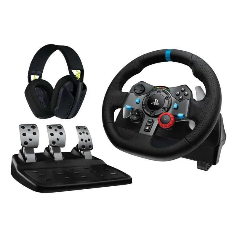 Volant Logitech G G29 Bundle + G435 Casque