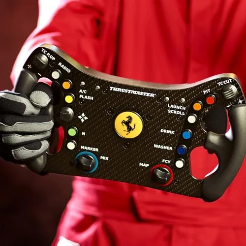 Volant - THRUSMASTER - Ferrari 488 GT3 Wheel Add-On - Noir et Rouge - vue 6