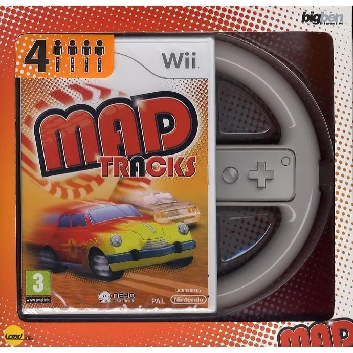 Bigben Volant Wii + Jeu Mad Tracks