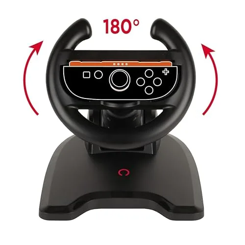 Volante Konix Plegable Nintendo Switch Joy-Con Ventosa Noir - vue 3