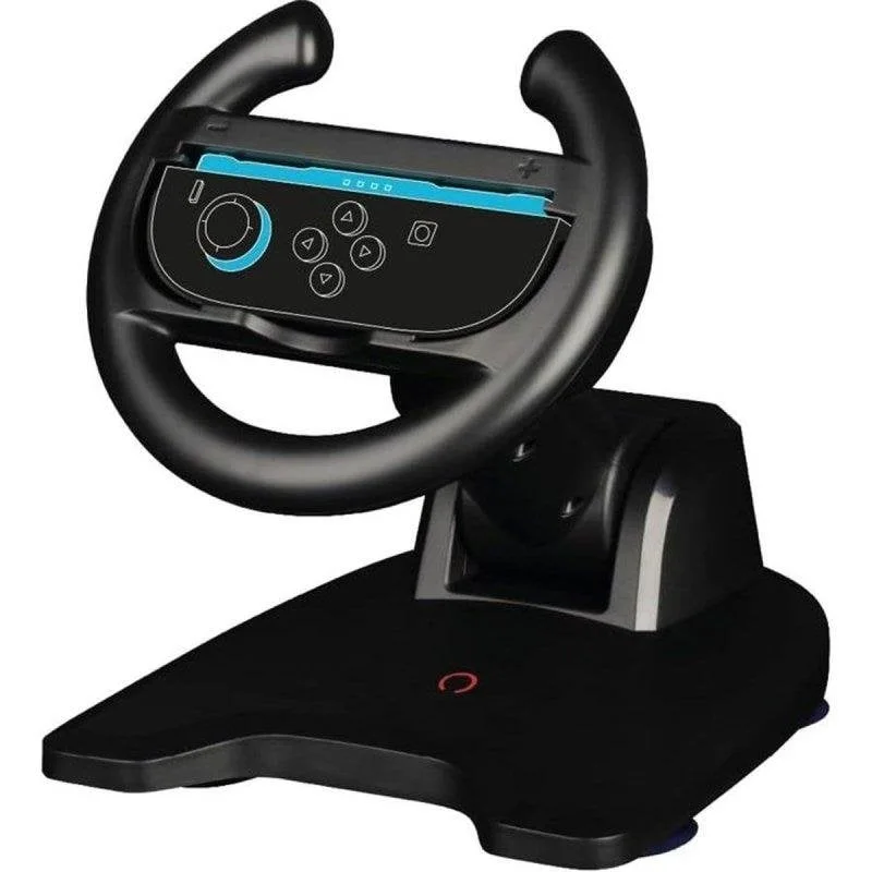 Volante Konix Plegable Nintendo Switch Joy-Con Ventosa Noir