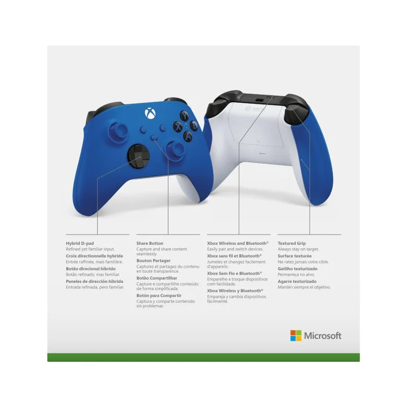 Manette Xbox Series Bleu Deslumbrante - vue 3