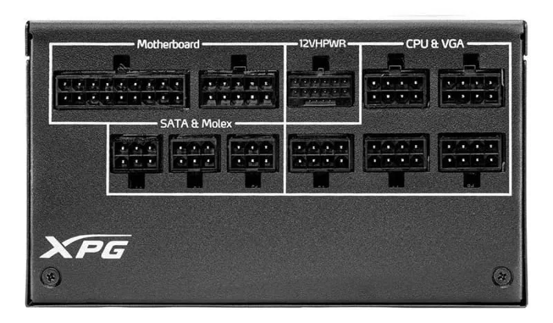 Alimentation modulaire XPG 1300 W 80+ Platinum CYBERCORE II ATX 3.0 à protection totale - image 2