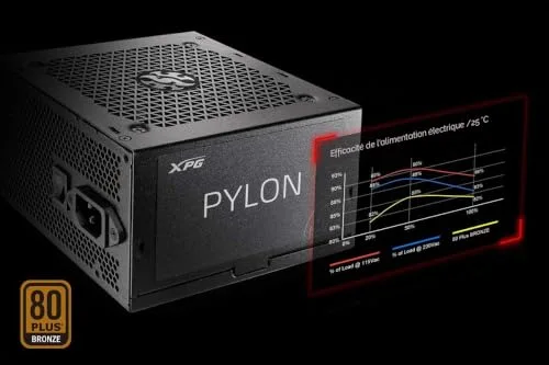 Adata XPG Pylône 550W 80+ Bronze - vue 4