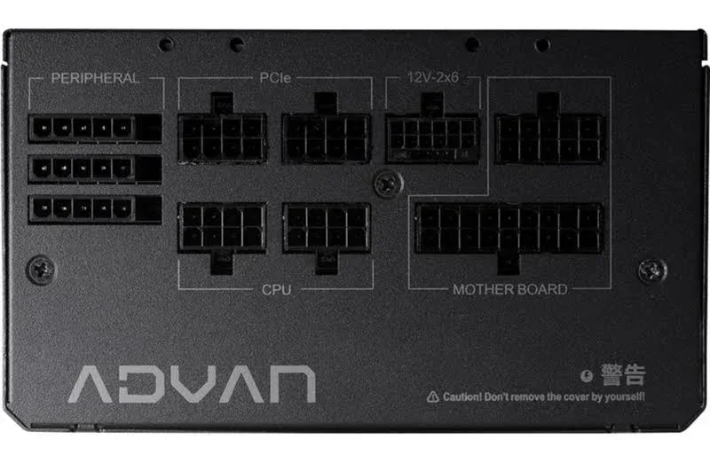 ADVAN GM 1000W modulaire noir