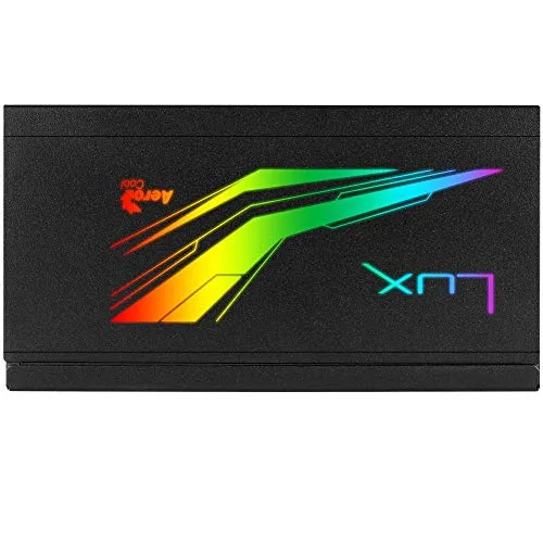 Aerocool LUX 550M RGB 550W 80+ Bronze semi-modulaire, vue 3