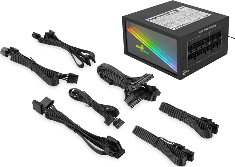 Aerocool Mirage Gold RGB 650W 80 Plus Or Modulaire - image 5