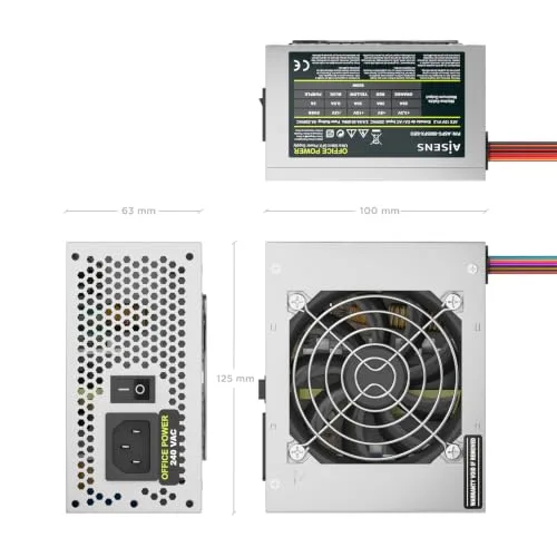 Aisens ASPC-500SFX-SEO 500W SFX - vue 3