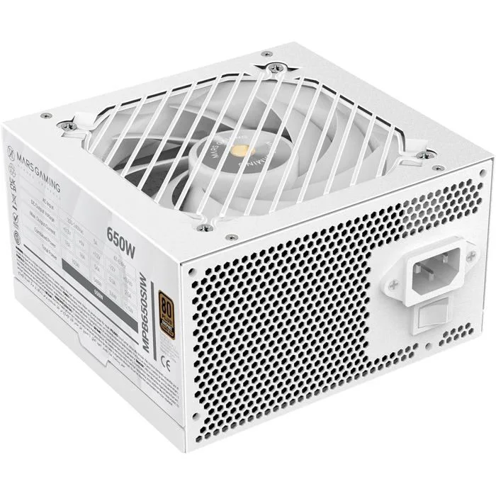 Mars Gaming MPB650SI 650W 80+ Bronze ATX Blanc