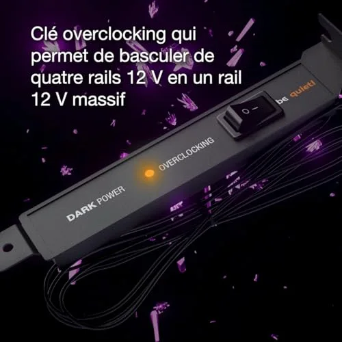 Alimentation PC - BE QUIET! - Dark Power 13 - 1000 W - 80 PLUS Titanium - ATX 3.0 - vue 6
