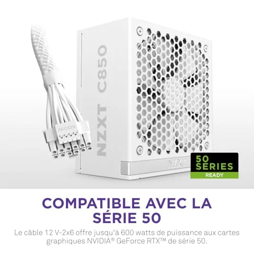 Alimentation PC - NZXT - PA-8G2BW-EU - 850 W - vue 4