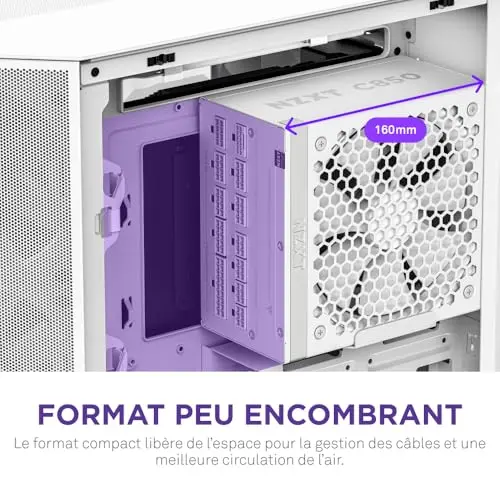 Alimentation PC - NZXT - PA-8G2BW-EU - 850 W - vue 9