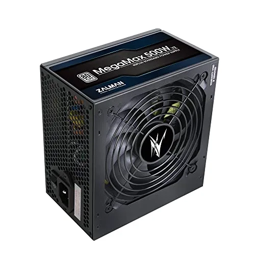 Alimentation PC - ZALMAN - MegaMax 500W V2 (80Plus 230V EU) (ZM500-TXIIV2) - vue 2