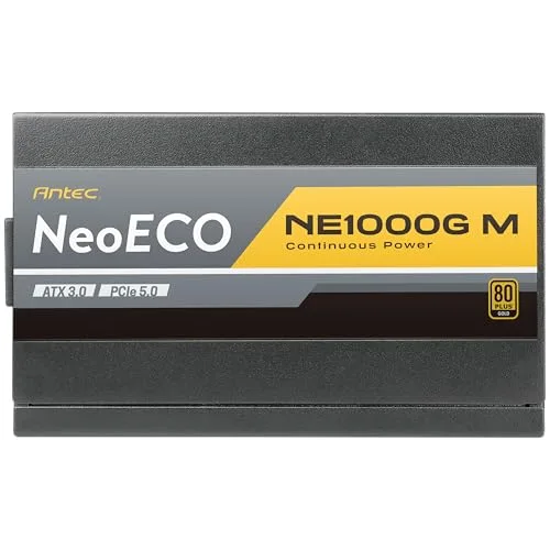 Antec Neo ECO Modular NE1000G M 1000W 80+ Gold modulaire noir - vue 2