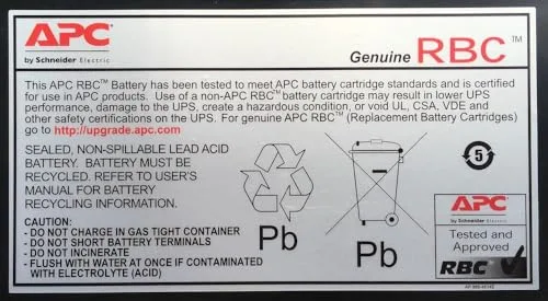 APC APCRBC116 48V plomb-acide - vue 3
