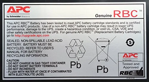 APC RBC23 Plomb-acide VRLA 12V - vue 2