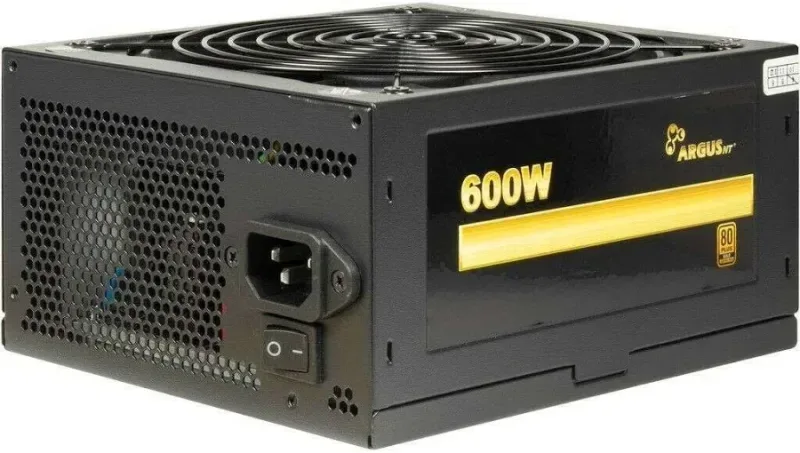 Argus GPS-600 unité d''alimentation d''énergie 20+4 pin ATX ATX Noir alimentation 600 watt - image 2