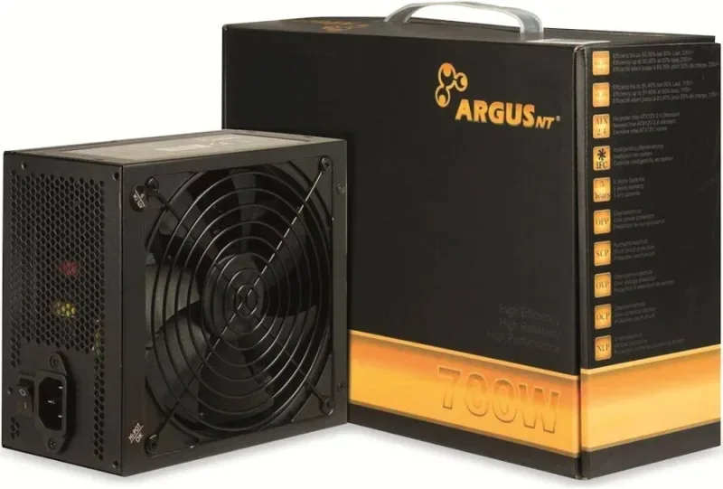 ArgusNT GPS-700 unité d''alimentation d''énergie 20+4 pin ATX ATX Noir alimentation 700 watt - image 3