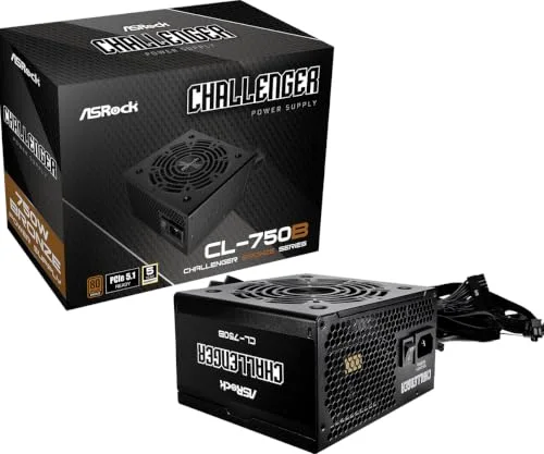Asrock Challenger CL-750B 750W 80+ Bronze noir, vue 4