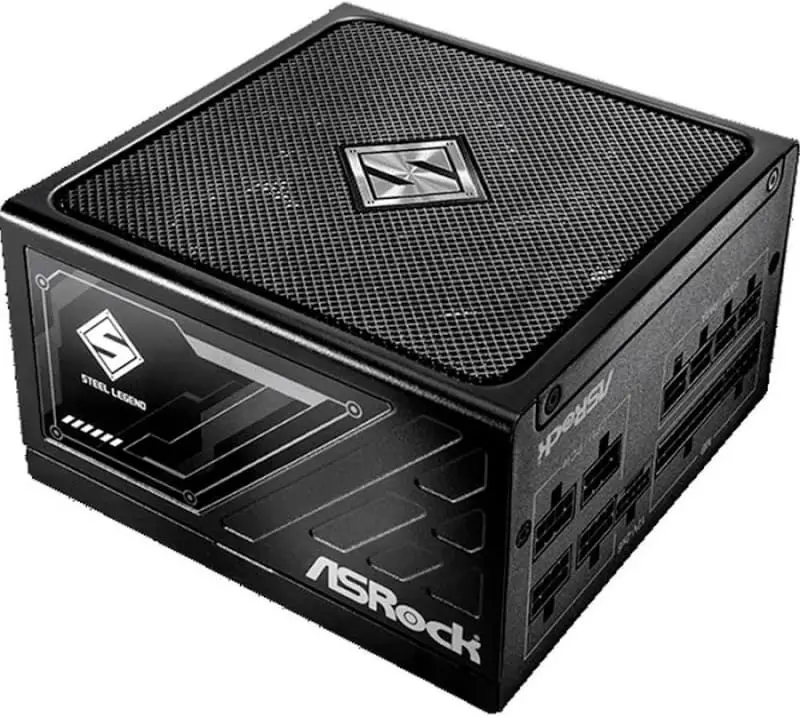 Bloc d'alimentation Asrock 750 W 80 PLUS Gold Steel Legend, protection totale, noir - image 4
