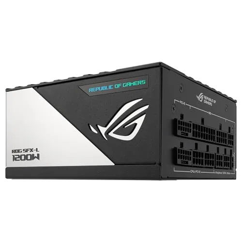 ASUS ROG Loki SFX-L ARGB 1200W 80+ Titanium modulaire noir et blanc - vue 9