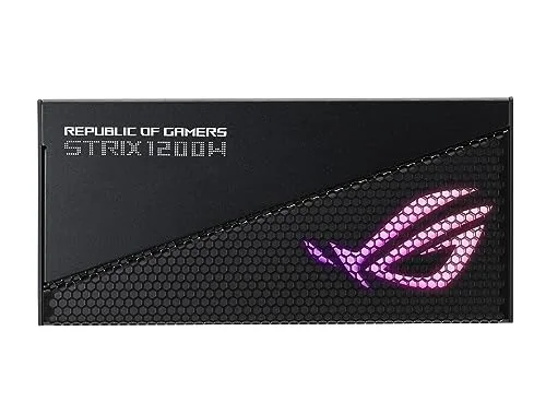 ASUS ROG STRIX 1200W 80+ Gold Aura Edition noir - vue 3