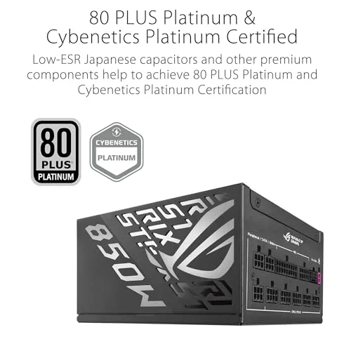 ASUS ROG Strix 850W 80+ Platinum modulaire noir - vue 7