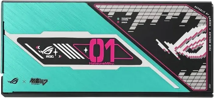 Source d'Alimentation Asus ROG THOR-1200P3-MIKU 1200W 80+ Platinum modulaire RGB - image 4