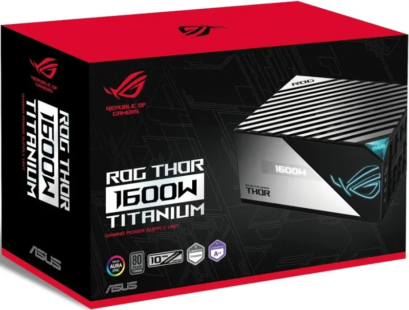 ASUS ROG Thor 1600T Gaming 1600W 80 Plus Titane Modulaire - image 3