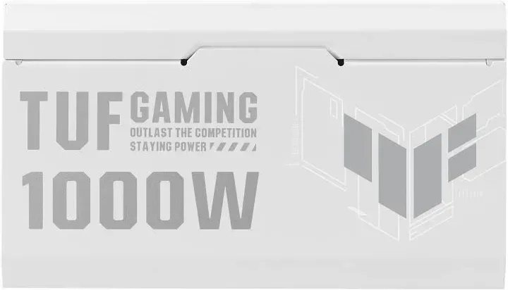 Alimentation PC modulaire ASUS TUF Gaming 1000W 80 PLUS Gold blanc - image 5