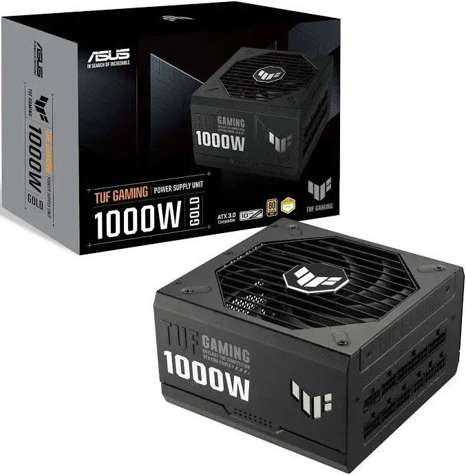 Alimentation PC modulaire ASUS TUF Gaming 1000W 80 PLUS Gold noir - alimentation vue principale