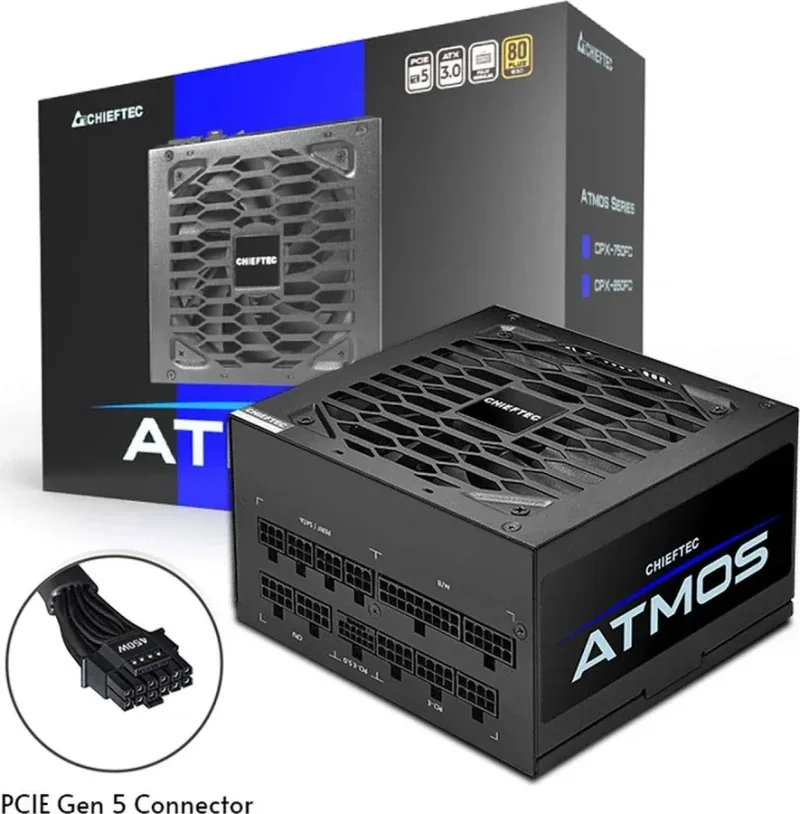 Atmos unité d''alimentation d''énergie 20+4 pin ATX ATX Noir alimentation  modulaire 850 watt - image 5