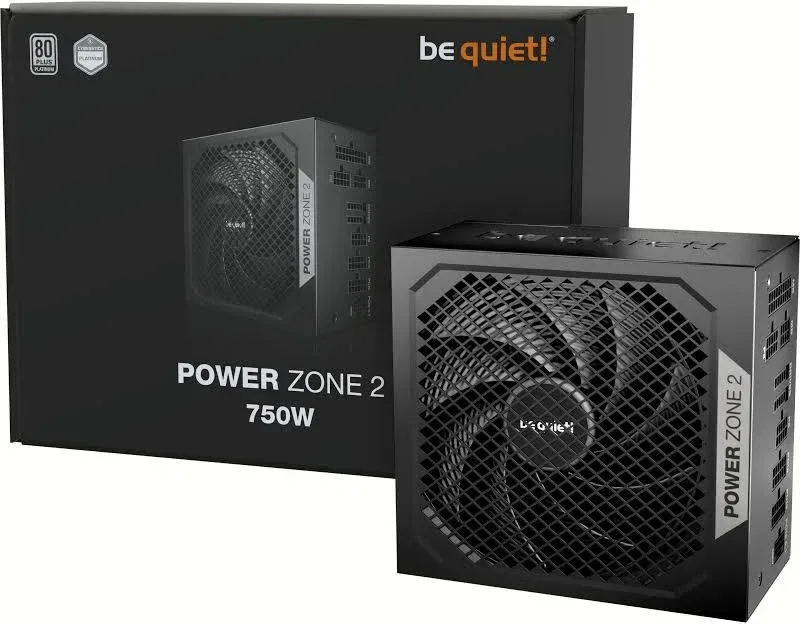 Alimentation PC modulaire Be Quiet Power Zone 2 RGB 1000W 80 PLUS Platinum Noir - image 4