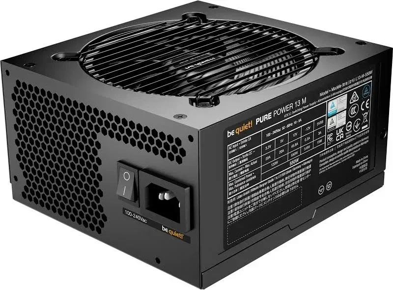 Alimentation PC modulaire Be Quiet Pure Power 13 M 550W 80 PLUS Gold Noir - image 3