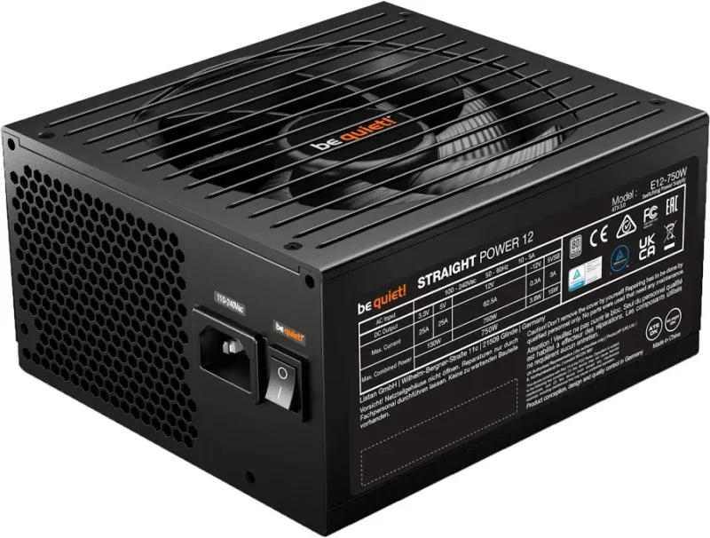 Alimentation PC modulaire Be Quiet Straight Power 12 750W 80 PLUS Platinum Noir - image 2