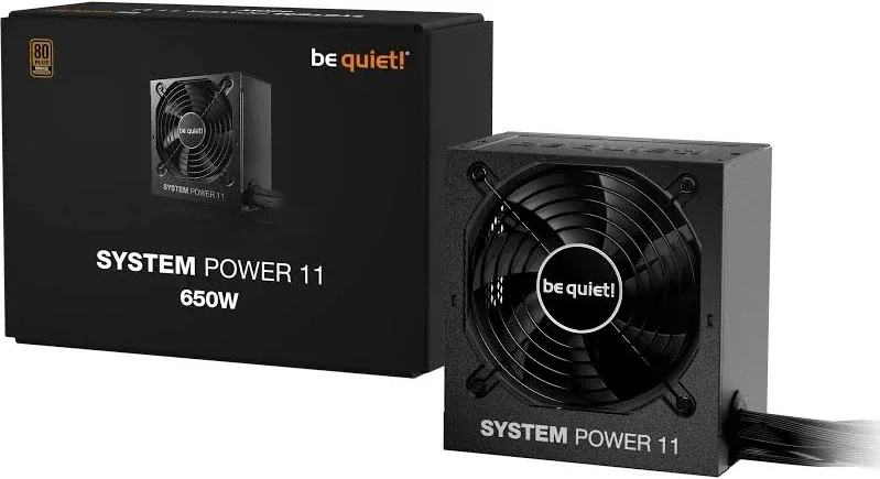 Alimentation PC semi modulaire Be Quiet SYSTEM POWER 11 650W 80 PLUS Bronze Noir - image 4