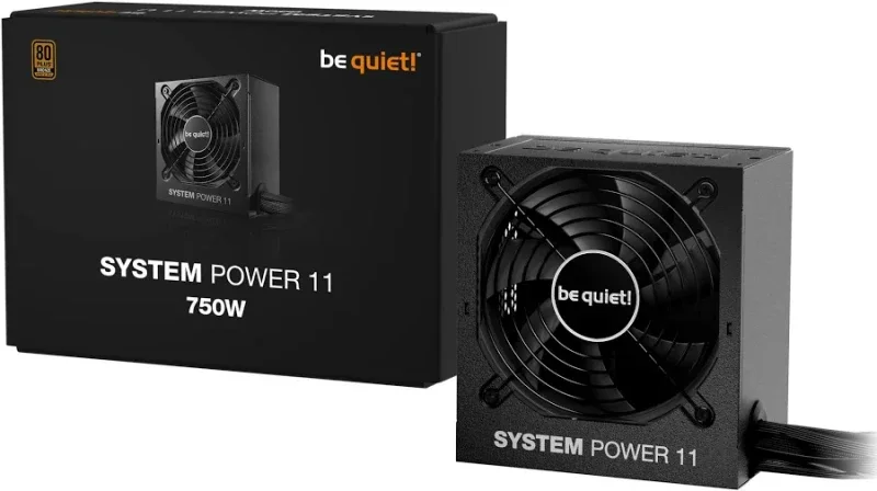 Alimentation PC semi modulaire Be Quiet System Power 11 750W 80 PLUS Bronze noir - image 3