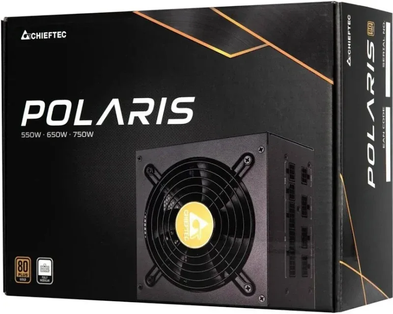 Alimentation Chieftec Polaris 650W 80+ Gold entièrement modulaire - image 4