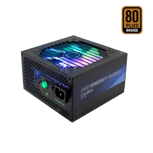 CoolBox DeepEnergy 600W 80+ Bronze semi-modulaire - vue 3