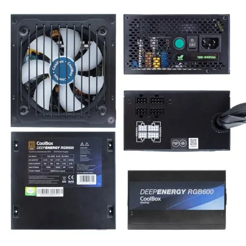 CoolBox DeepEnergy 600W 80+ Bronze semi-modulaire - vue 7