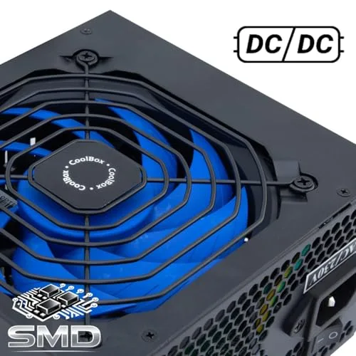 CoolBox Powerline III 550W 85% EFI noir - vue 6