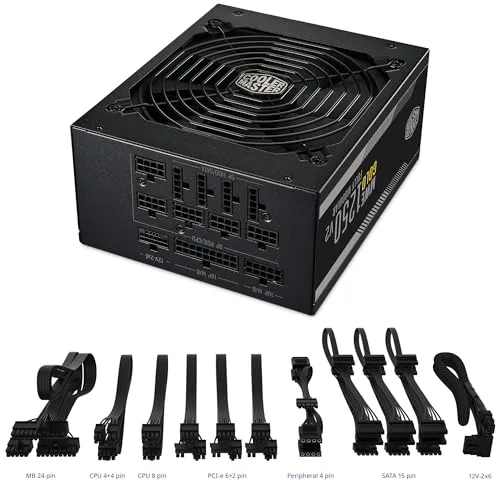 Cooler Master MWE Gold 1250 V2 1250W 80+ Gold modulaire - vue 6