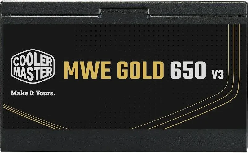 Alimentation PC non modulaire Cooler Master MWE V3 650W 80 PLUS Gold noir - image 2