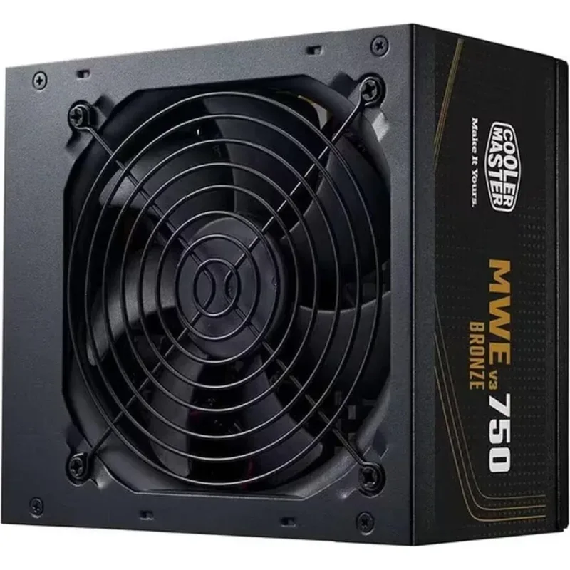 Alimentation PC non modulaire Cooler Master MWE V3 750W 80 PLUS Bronze noir - image 2