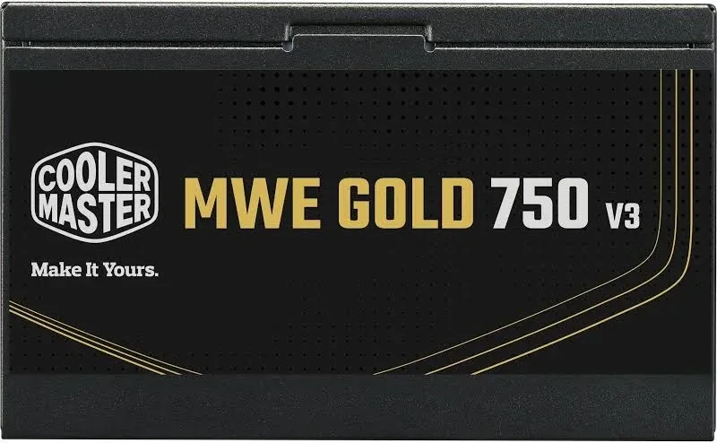 Alimentation PC non modulaire Cooler Master MWE V3 750W 80 PLUS Gold noir - image 2