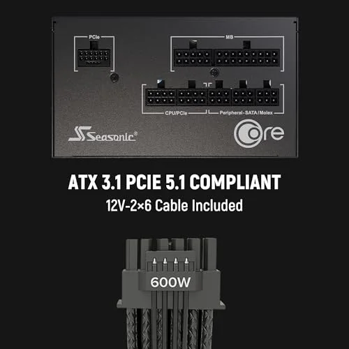 Core GX-750-V2 ATX3.1 750W modulaire - vue 2