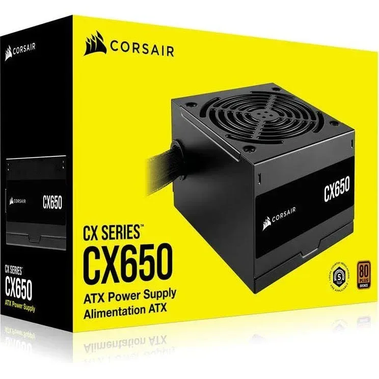 Alimentation PC non modulaire CORSAIR CX650 650W 80 PLUS Bronze noir - image 5