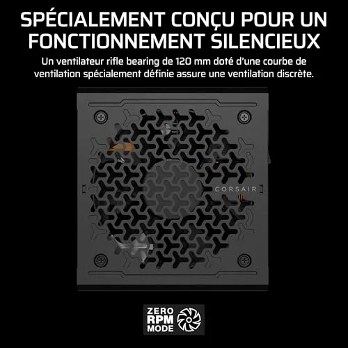 CORSAIR RM1000e 1000W 80+ Gold modulaire noir - vue 5